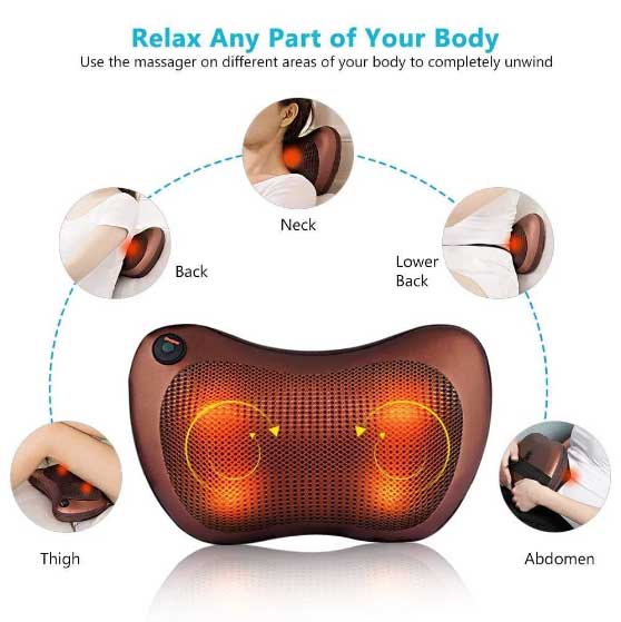 Inspired™ Shiatsu Back, Neck and Leg Massager