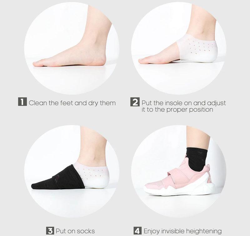 Invisible Height Increase Insoles