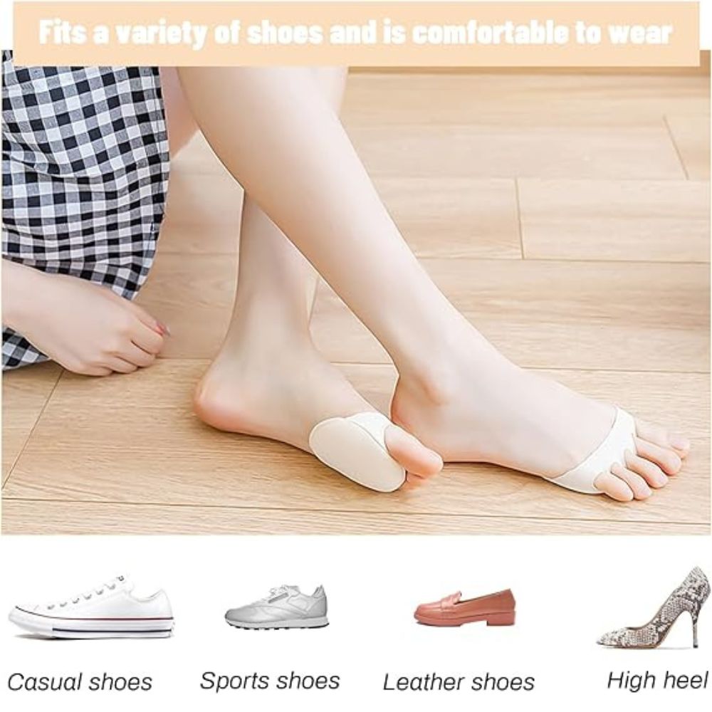 SootheStep: Women's Cotton Forefoot Pads