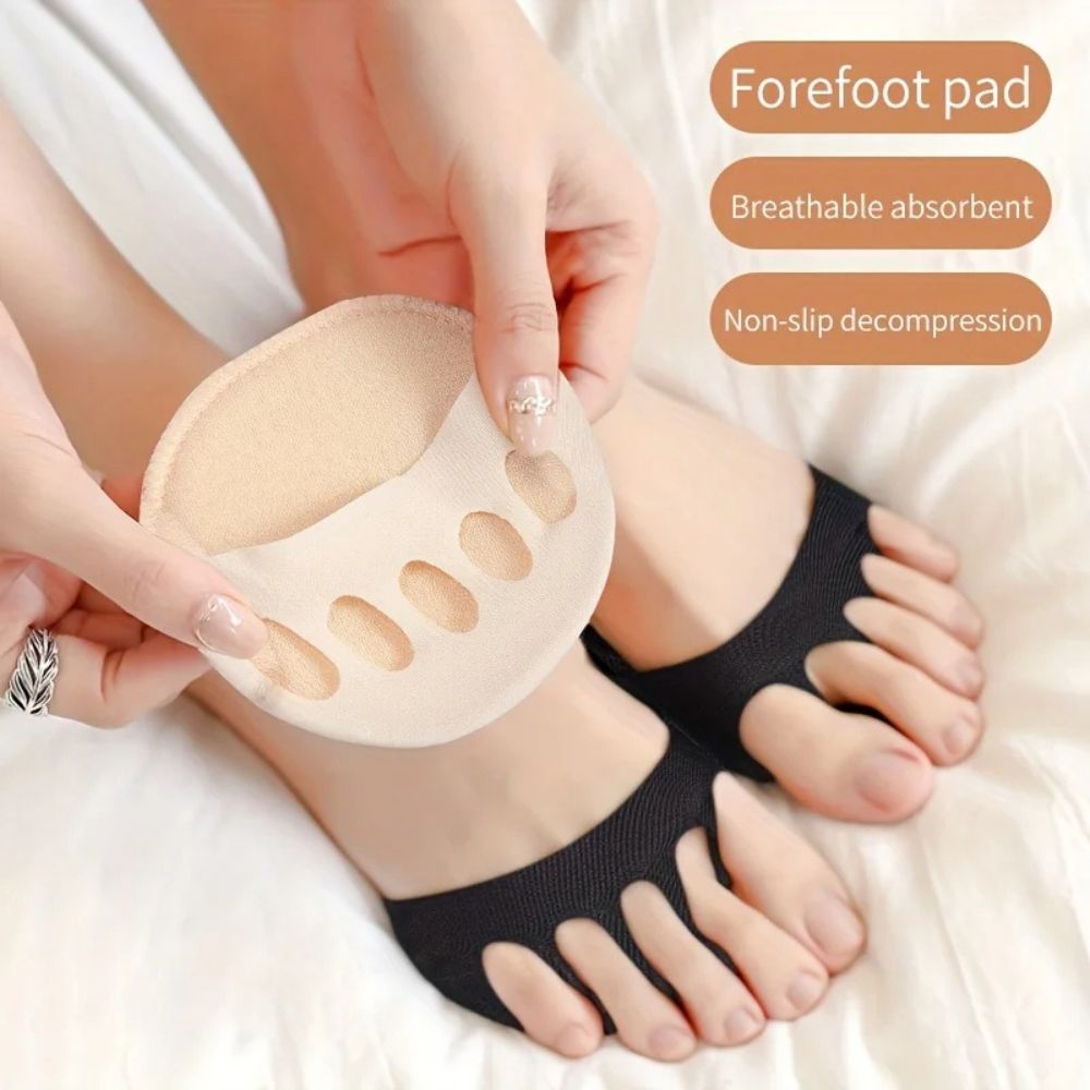 SootheStep: Women's Cotton Forefoot Pads