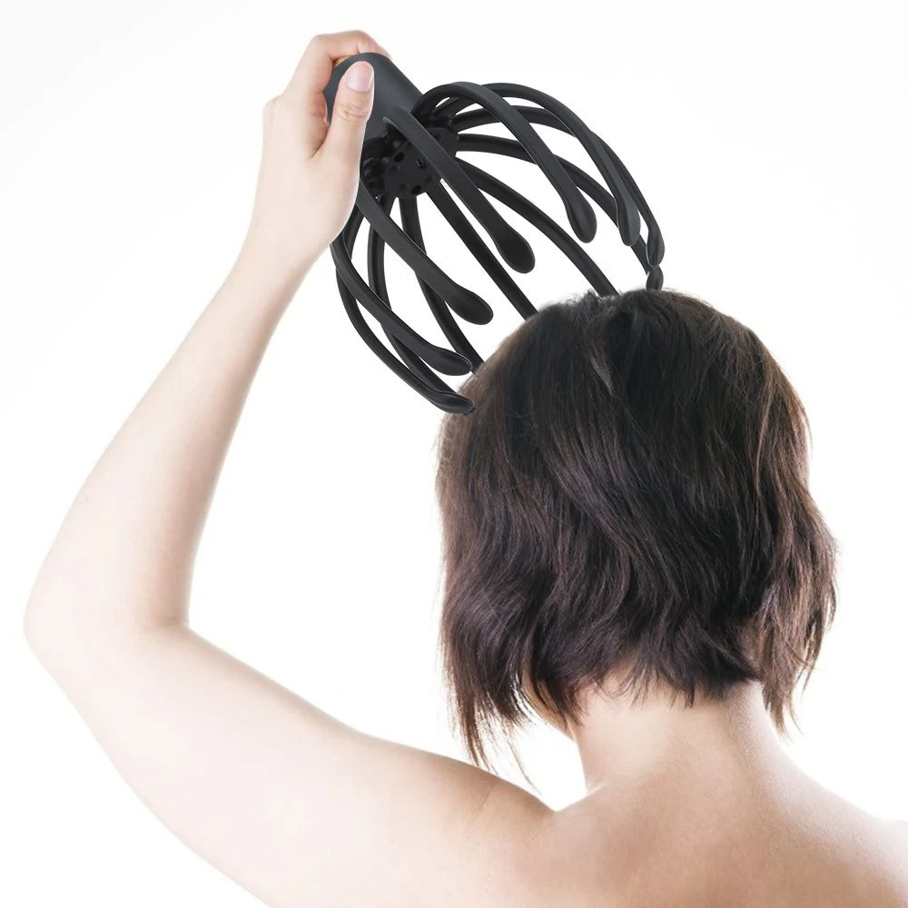 TranquiTouchSoother: Electric Octopus Claw Scalp Massager