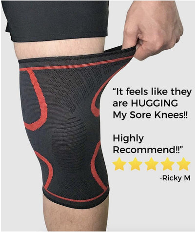 MyoFlow™ Non-Slip Knee Compression Sleeve-1 Pair (2 Sleeves)-Elbow & Knee Pads-InspiredBeing