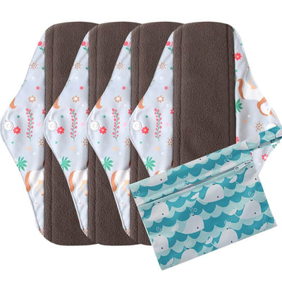 Reusable Panty Liners Set, Washable Feminine Pads
