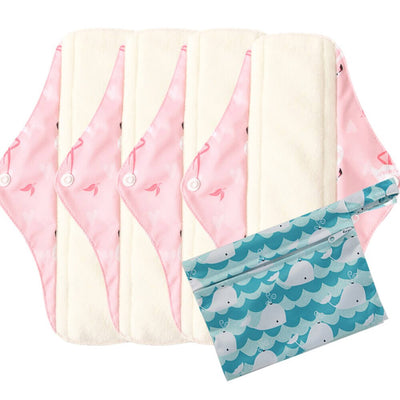 Reusable Panty Liners Set, Washable Feminine Pads