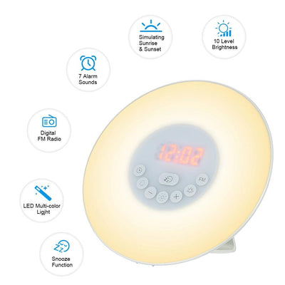 Natural Light Medical Alarm Clock-Alarm Clocks-InspiredBeing