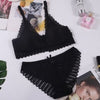 Breathy Front Buckle Lace Bra, Anti Sagging Front Cross Buckle Wireless Bra
