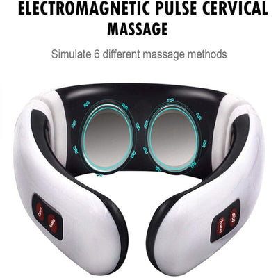Electric Neck Massager, Electric Pulse Back And Neck Massager
