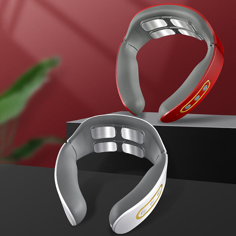 Neck Pain Relief Device, Occipital Neuralgia Relief, Intelligent Heating Neck Massager