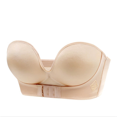 Strapless Front Buckle Lift Bra, Strapless Bra That Stays Up