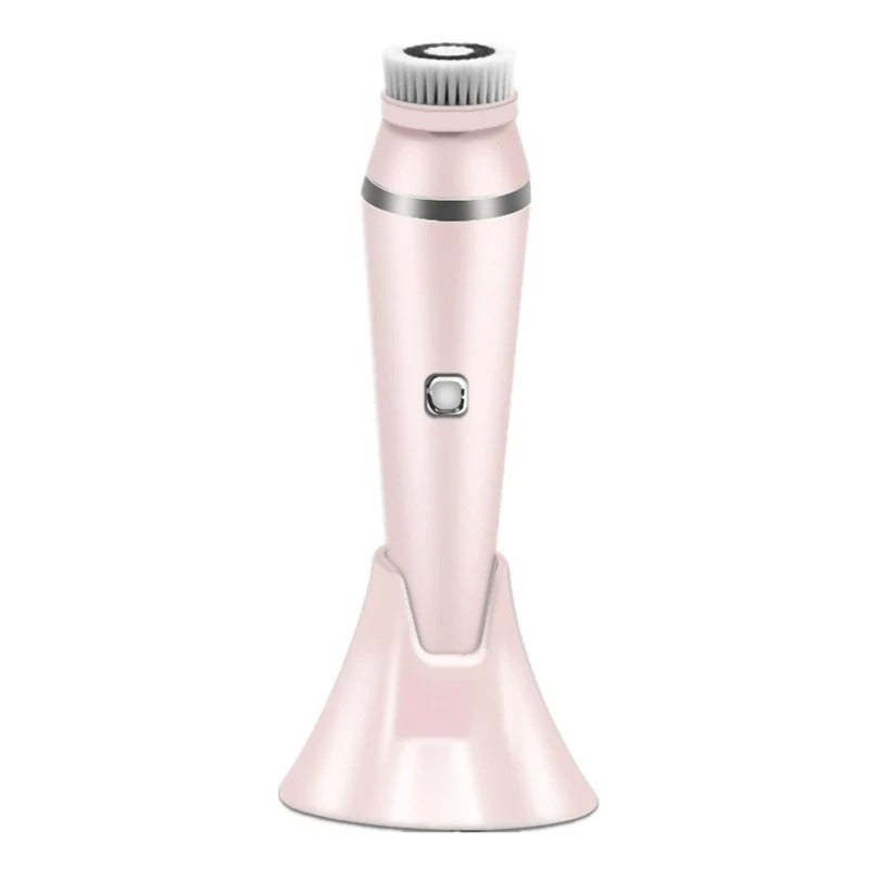 Facial Cleansing Brush With Changable Heads & Stand Waterproof