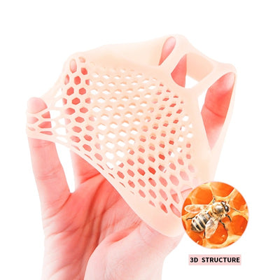 Silicone Honeycomb Footpad - 1 Pair