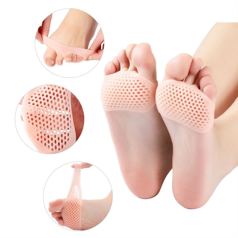 Silicone Honeycomb Footpad - 1 Pair