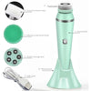 Facial Cleansing Brush With Changable Heads & Stand Waterproof