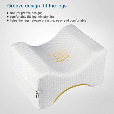 SleepWellness™ Orthopedic Memory Foam Hip Alignment Knee Pillow-Decorative Pillows-InspiredBeing