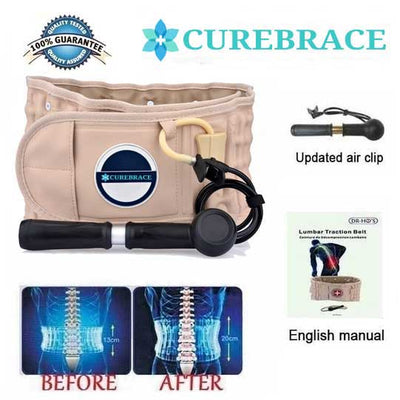 CureBrace™ Inflatable Decompression Sciatica & Back Pain Relieving Belt