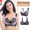 Full Coverage Bra, Push Up, Covers Back Fat, Wireless, Lace Bra, Supports Smooth Back
