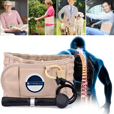 CureBrace™ Inflatable Decompression Sciatica & Back Pain Relieving Belt