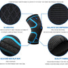 MyoFlow™ Non-Slip Knee Compression Sleeve-1 Pair (2 Sleeves)-Elbow & Knee Pads-InspiredBeing