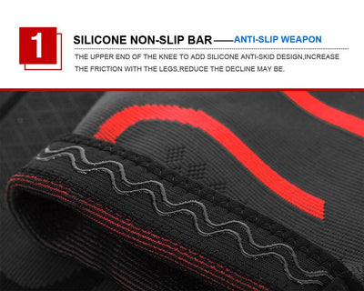 MyoFlow™ Non-Slip Knee Compression Sleeve-1 Pair (2 Sleeves)-Elbow & Knee Pads-InspiredBeing