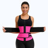 Premium Waist Trainer with Double Compression Straps & Supportive Zipper